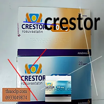 Prix du crestor 10 mg